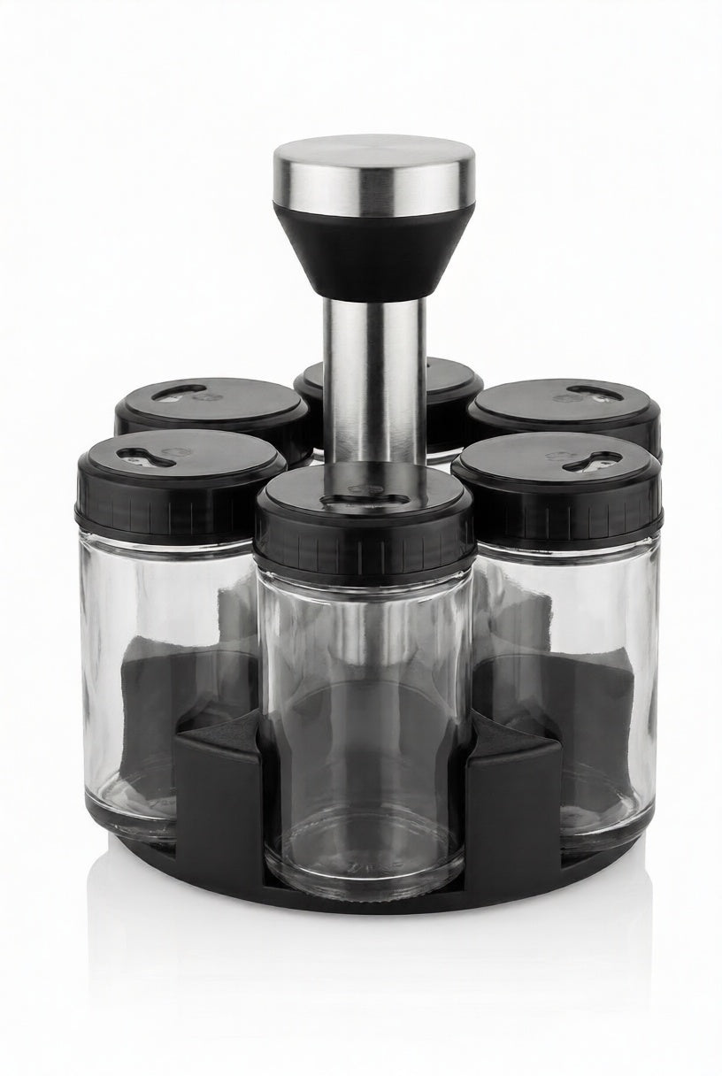 PORTA CONDIMENTOS GIRATORIO de 6 pcs