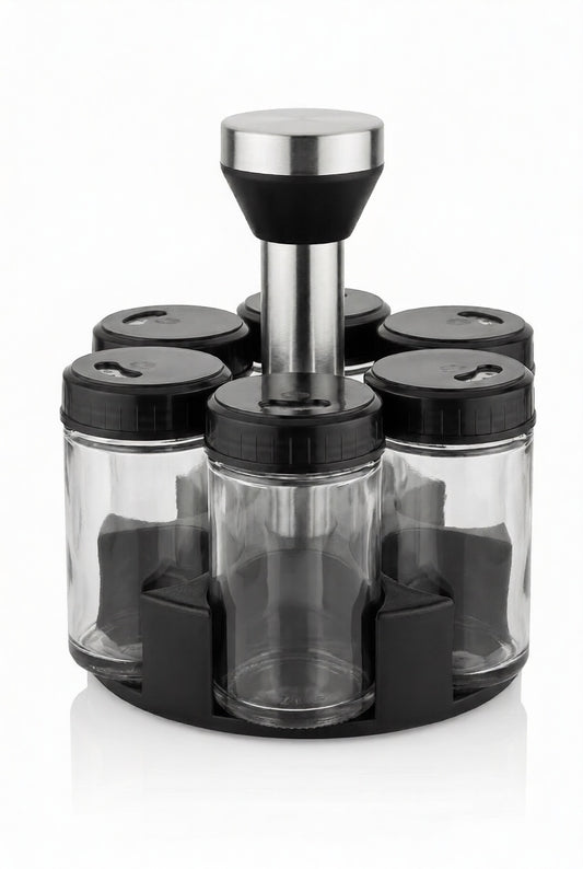 PORTA CONDIMENTOS GIRATORIO de 6 pcs